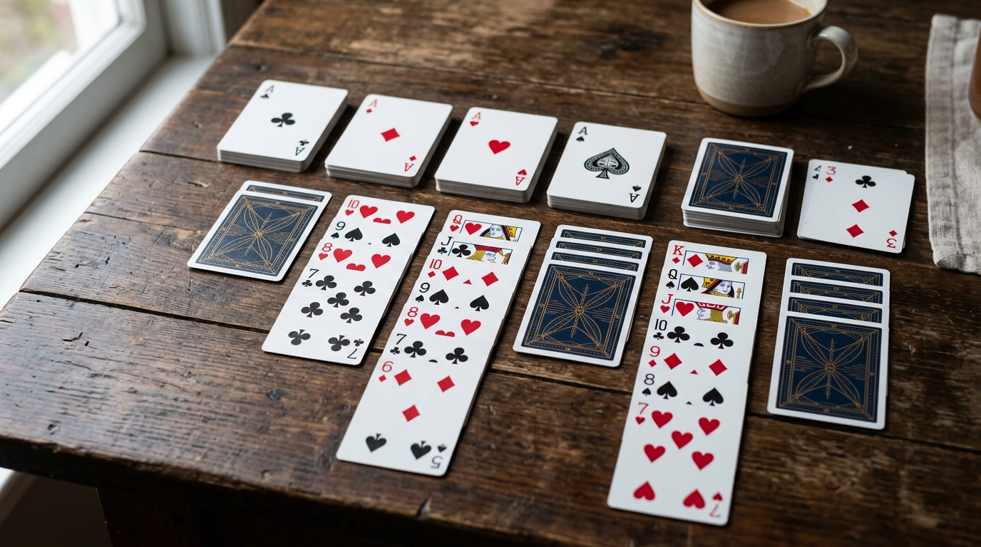 classic solitaire rules order image
